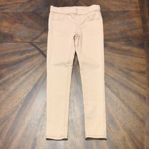 SO Girls Beige Pull-On Jeggings Size 10 | Stretch Skinny Pants
